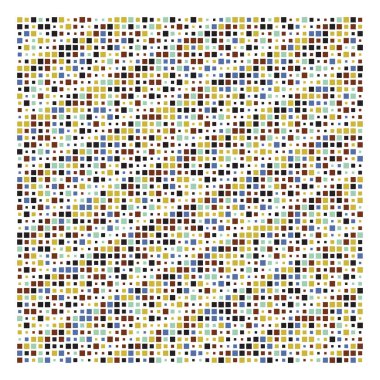 Küp, kare geometrik yarım ton. Kare, kübik vektör illüstrasyonu