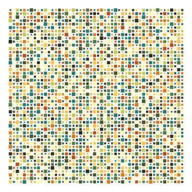 Küp, kare geometrik yarım ton. Kare, kübik vektör illüstrasyonu