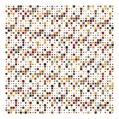 Küp, kare geometrik yarım ton. Kare, kübik vektör illüstrasyonu