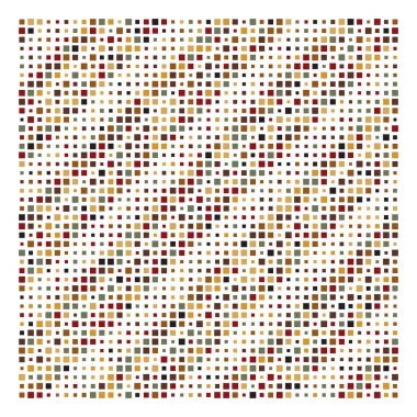 Küp, kare geometrik yarım ton. Kare, kübik vektör illüstrasyonu