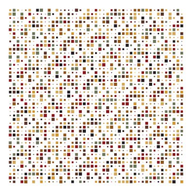 Küp, kare geometrik yarım ton. Kare, kübik vektör illüstrasyonu