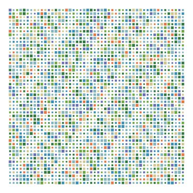 Küp, kare geometrik yarım ton. Kare, kübik vektör illüstrasyonu