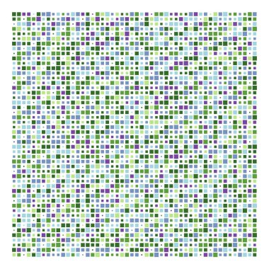 Küp, kare geometrik yarım ton. Kare, kübik vektör illüstrasyonu