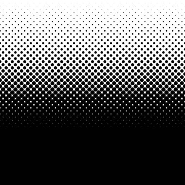 Doğrusal, yatay yarım ton vektör şablonu, doku. Çemberler, noktalar, ekran çizimleri. Çil, noktalama, benek çizimi. Noktacı vektör sanatı