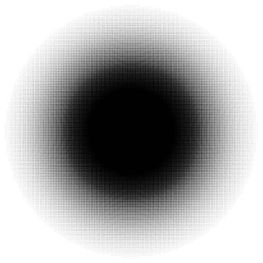 Yarı ton vektör deseni, doku. Çemberler, noktalar, ekran çizimleri. Çil, noktalama, benek çizimi. Noktacı vektör sanatı