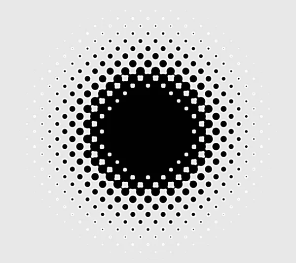 Halftone Half Tone Element Dots Circles Speckles Freckles Vector Illustration — Stock Vector