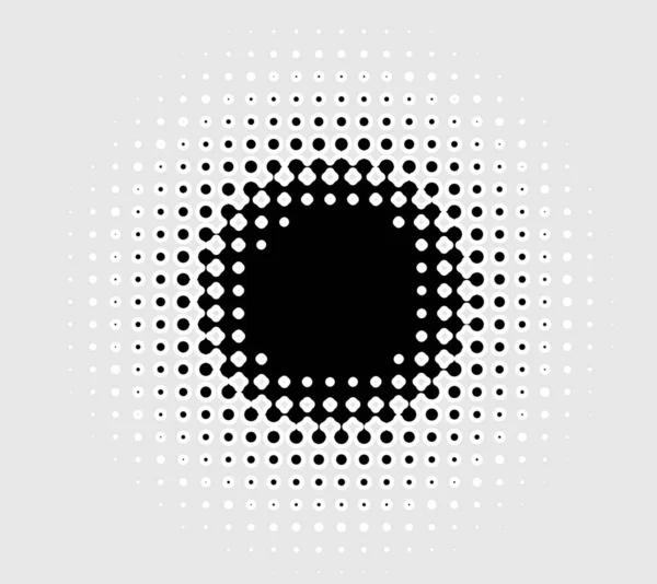 Halftone Halve Toon Element Stippen Cirkels Spikkels Sproeten Vectorillustratie Ontwerp — Stockvector