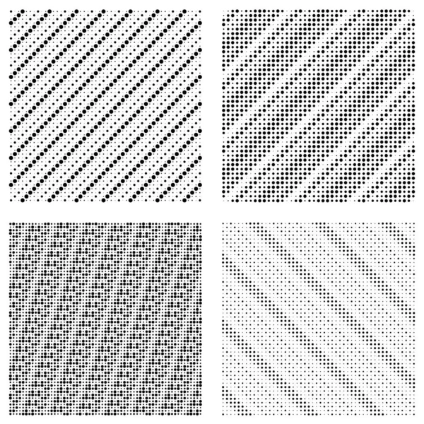 Puntos Medio Tono Patrón Puntos Ilustración Vectorial Puntillista Puntillista Speckles — Archivo Imágenes Vectoriales