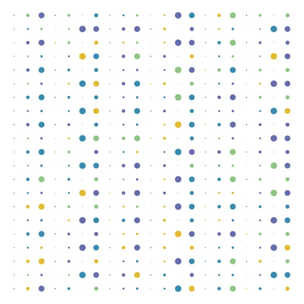 Polotónové Tečky Tečkovaný Vzor Pointillist Vektorová Ilustrace Textilie Teček — Stockový vektor