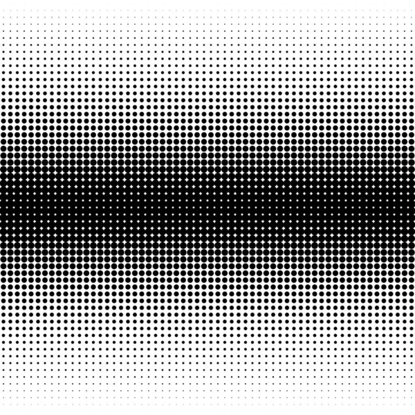 结束抽象圈背景 圈圈模式 半色调斑点 波纹和波纹矢量插图 屏风圆点 斑点状 点状水平设计 — 图库矢量图片