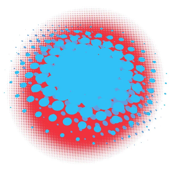 Tinta Cómica Salpicadura Colorido Patrón Vectorial Medio Tono Textura Diseño — Archivo Imágenes Vectoriales