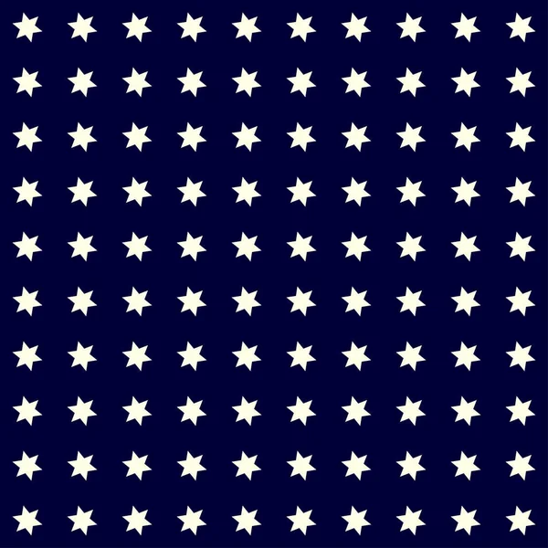 Cielo Nocturno Estrella Patrón Repetible Textura Cielo Estrellado Ilustración Vectorial — Vector de stock