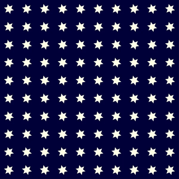 Cielo Nocturno Estrella Patrón Repetible Textura Cielo Estrellado Ilustración Vectorial — Vector de stock