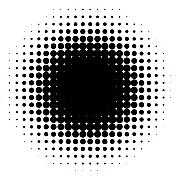 半色调矢量图案纹理圆形 清晰的插图 尖尖的 斑斑的插图 Pointillist矢量艺术 — 图库矢量图片