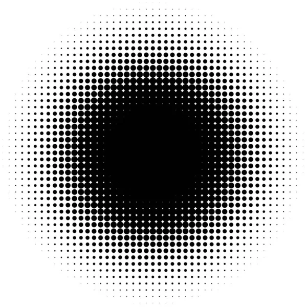 Halftone Vectorpatroon Textuur Cirkels Stippen Screentone Illustratie Sproeten Stippen Stippen — Stockvector