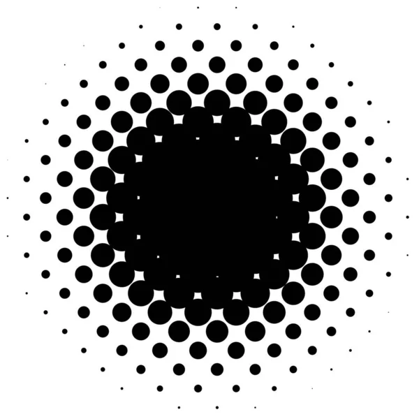 Μισοτονικό Διανυσματικό Μοτίβο Υφή Κύκλοι Τελείες Screentone Εικόνα Φακίδα Stipple — Διανυσματικό Αρχείο