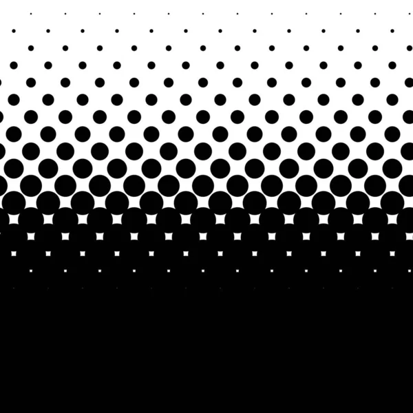 Motif Vectoriel Linéaire Horizontal Texture Cercles Points Illustration Screentone Freckle — Image vectorielle