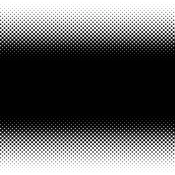 Линейный Горизонтальный Полутоновый Векторный Рисунок Текстура Круги Точки Скринтонная Иллюстрация — стоковый вектор
