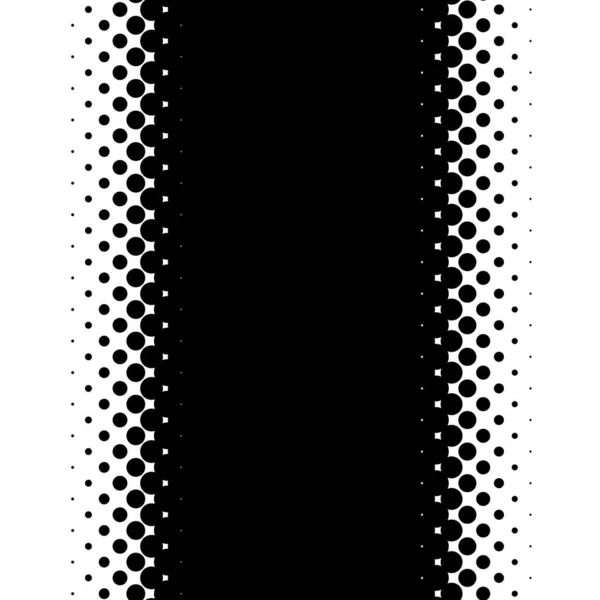 Motif Vectoriel Linéaire Horizontal Texture Cercles Points Illustration Screentone Freckle — Image vectorielle