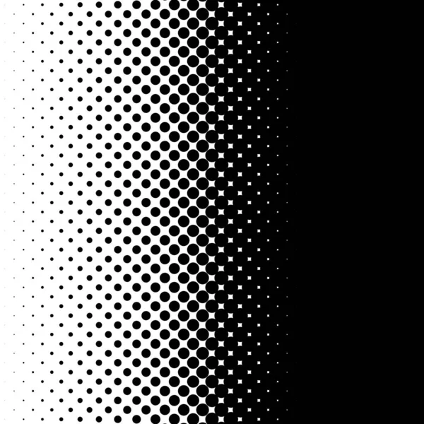 Patrón Lineal Horizontal Vectorial Medio Tono Textura Círculos Puntos Ilustración — Vector de stock