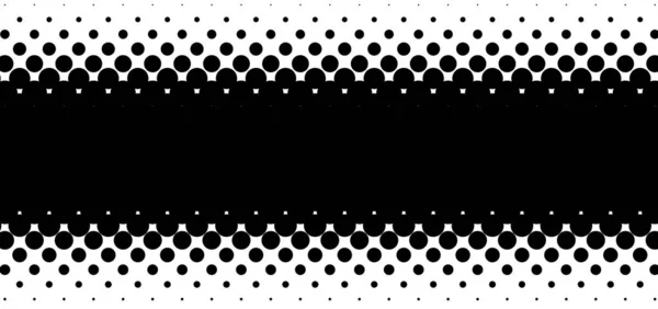 Format Large Rectangulaire Rectangle Horizontal Motif Vectoriel Linéaire Demi Teinte — Image vectorielle