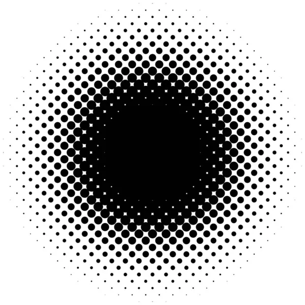 半色调矢量图案纹理圆形 清晰的插图 尖尖的 斑斑的插图 Pointillist矢量艺术 — 图库矢量图片