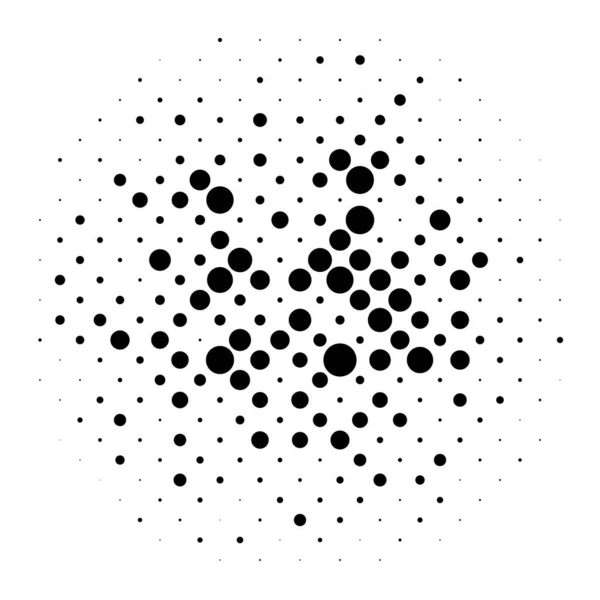 Random Dots Circles Speckles Pattern Freckle Stipple Stippling Background Abstract — Stock Vector