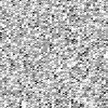 İnce gri tonlu gri tonlu arkaplan, model vektör grafiği. Gri mozaik dokusu