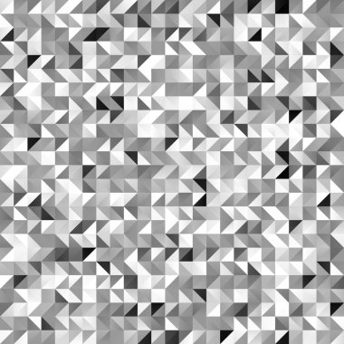 İnce gri tonlu gri tonlu arkaplan, model vektör grafiği. Gri mozaik dokusu