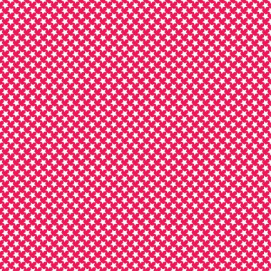 Yıldız arkaplanı ve desen. Kusursuz bir şekilde tekrarlanabilir. Basit, temel kalıp, arka plan. Vektör illüstrasyonu