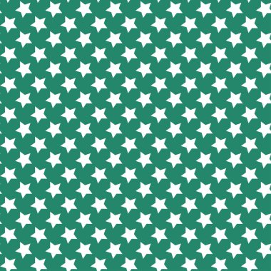 Yıldız arkaplanı ve desen. Kusursuz bir şekilde tekrarlanabilir. Basit, temel kalıp, arka plan. Vektör illüstrasyonu