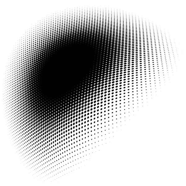 Haltone Dots 울퉁불퉁 점들과스 크류네 포인트 리스트 추상적 기하학적 Pattern — 스톡 벡터