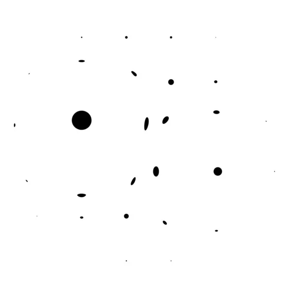 Sferische Vervorming Halve Toon Stippen Element Bol Bal Vervormen Bobbel — Stockvector