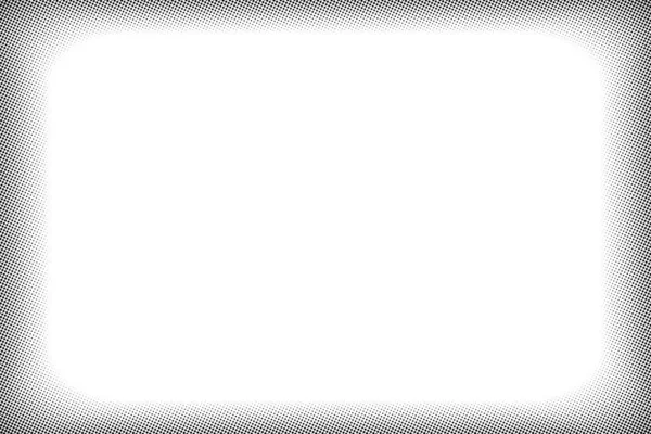 ハーフトーンパターン ハーフトーンテクスチャ ハーフトーンの背景ベクトルイラスト スクリーントーンの境界線 フレーム — ストックベクタ