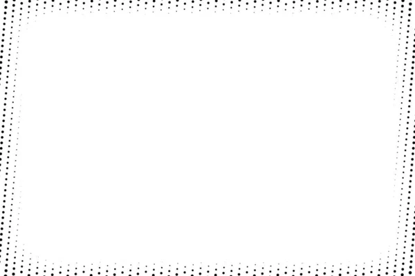 Halbtonmuster Halbtonstruktur Halbton Hintergrundvektorillustration Bildschirmrand Rahmen — Stockvektor