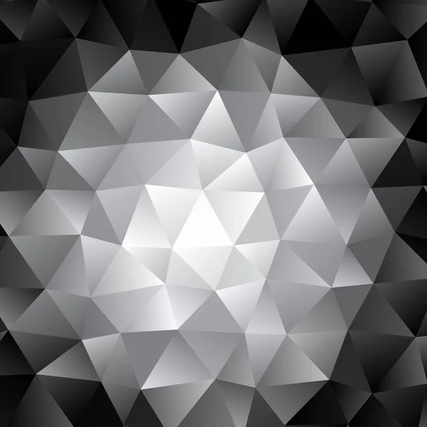 Bas Poly Triangulaire Fond Vectoriel Triangulaire Effet Émiettement Panneau Verre — Image vectorielle