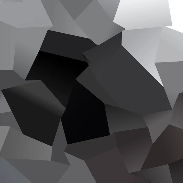 低ポリ三角形 三角形のベクトル背景 シャッター クランプル効果 混沌としたガラスのペイン — ストックベクタ