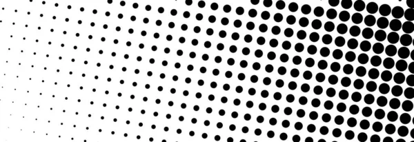 Circle Halftone Screentone Vektor Illustration Punkte Punkte Flecken Vektor Illustration — Stockvektor