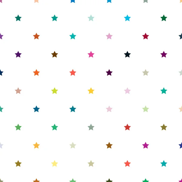 Fondo Estrella Repetible Patrón Estrella Patrón Papel Embalaje Estrellado Sin — Archivo Imágenes Vectoriales