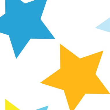 Tekrarlanabilir yıldız arkaplanı, yıldız deseni. Kusursuz yıldız ambalajlı kağıt deseni. Vektör illüstrasyonu