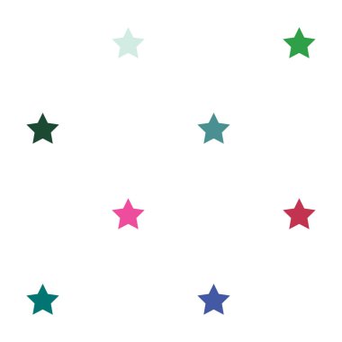 Tekrarlanabilir yıldız arkaplanı, yıldız deseni. Kusursuz yıldız ambalajlı kağıt deseni. Vektör illüstrasyonu