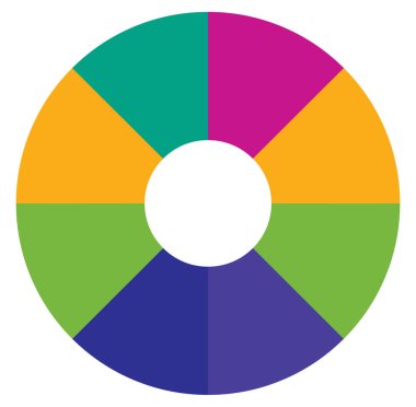 2 'den 20 parçaya bölünmüş çemberler. Dairesel pasta grafiği, pasta grafiği bilgi şablonu, element. Bölümlendirme, pay, kota ve sektör için simge, dönem, kesir temaları, kavramlar