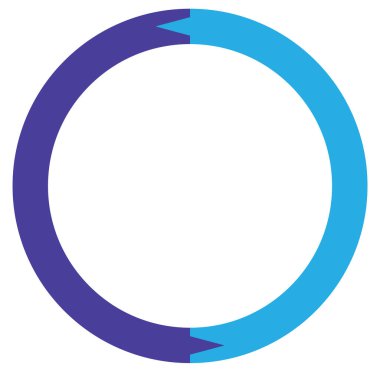 2 'den 20 parçaya bölünmüş çemberler. Dairesel pasta grafiği, pasta grafiği bilgi şablonu, element. Bölümlendirme, pay, kota ve sektör için simge, dönem, kesir temaları, kavramlar