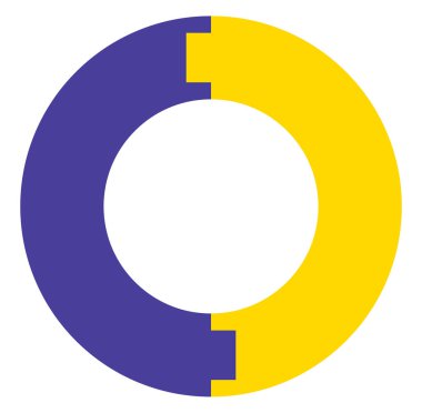 2 'den 20 parçaya bölünmüş çemberler. Dairesel pasta grafiği, pasta grafiği bilgi şablonu, element. Bölümlendirme, pay, kota ve sektör için simge, dönem, kesir temaları, kavramlar