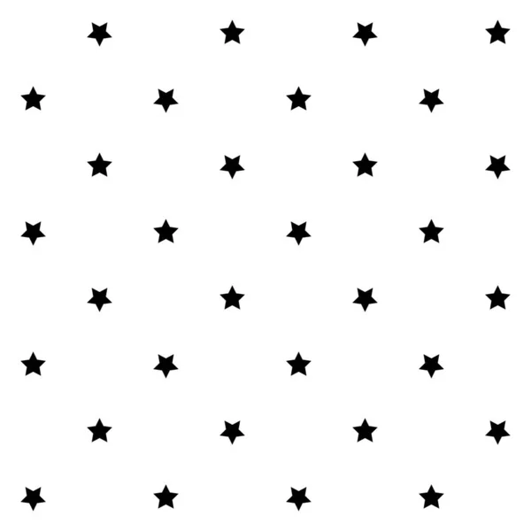 Звездный Повторяемый Бесшовный Звездный Узор Звездный Фон — стоковый вектор