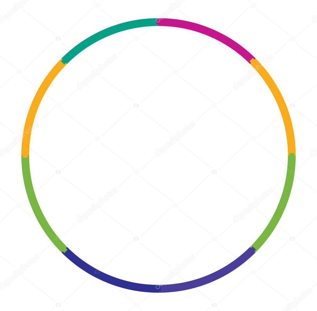 Segmented circle(s) from 2 to 20 parts. Circular pie-chart, pie-graph infographics template, element. Icon for segmentation, ration, quota and sector, period, fraction themes, concepts