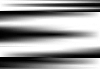 Çizgiler, çizgiler soyut geometrik arkaplan, desen. Yatay siyah beyaz çizgiler, çizgiler, şeritler