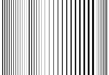 Çizgiler, çizgiler soyut geometrik arkaplan, desen. Dikey siyah beyaz çizgiler, çizgiler, şeritler. Vektör illüstrasyonu