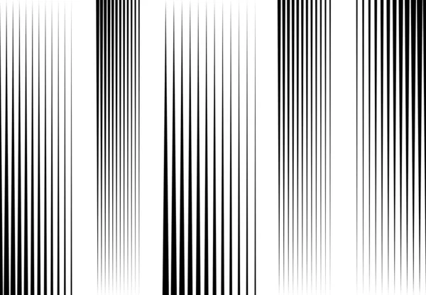 条纹抽象几何背景 垂直的黑白线条 矢量说明 — 图库矢量图片