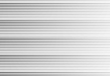 Yarım ton rasgele yatay paralel çizgiler, çizgiler ve arka plan. Çizgi vektör çizimleri. Çizgiler, şeritler, kuluçkaya yatma ve ince çizgiler. Çizgili, çizgili, çizgili vektör